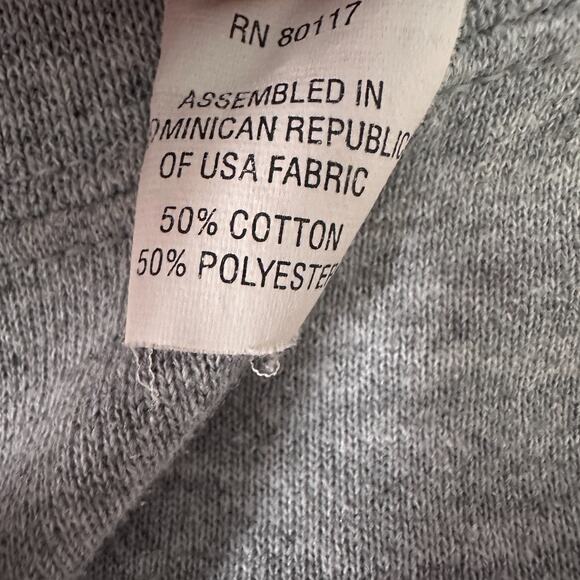 Vintage Jansport Virginia Tech Hokies Sweatshirt Men’s XL Gray Maroon Y2K Crew - Picture 6 of 9